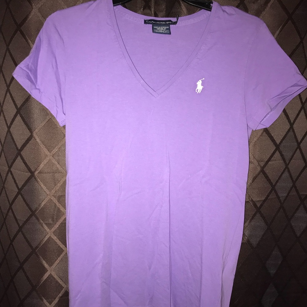 V-Neck Ralph Lauren Sport T-Shirt