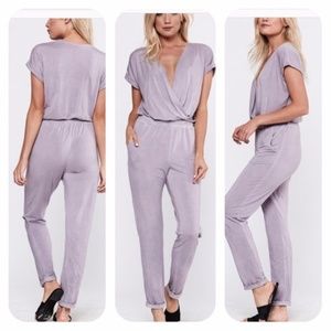 Young Fabulous And Broke Colleen Purple Jumpsuit