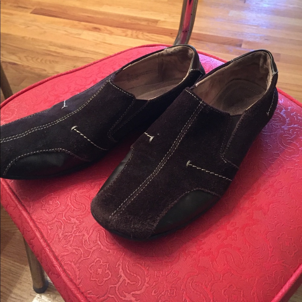 Suede + Leather Moccasin Style Slip-Ons!