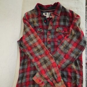 Plaid button down in Men