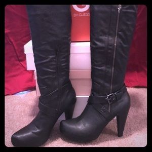 Guess over-the-knee boots, orig $100
