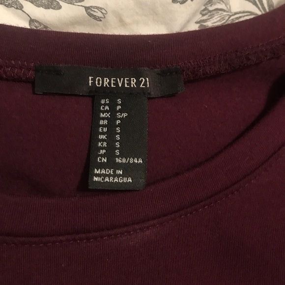 Forever21 Maroon Dress - Picture 2 of 2