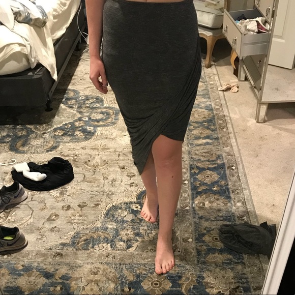 Dolan gray t-shirt maxi skirt - Picture 2 of 3