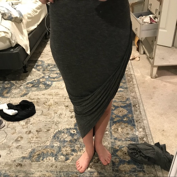 Dolan gray t-shirt maxi skirt - Picture 3 of 3