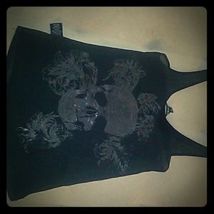 Rock & Republic skull tank