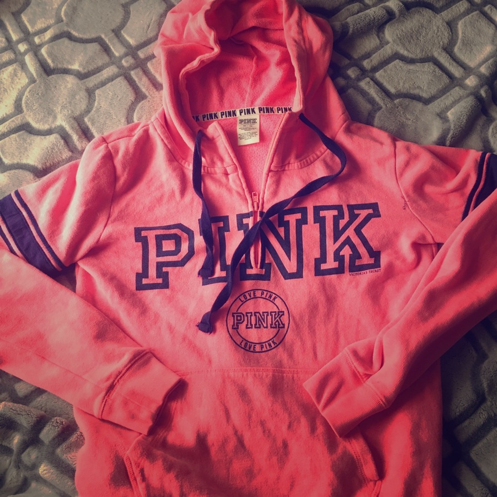 Pink hoodie