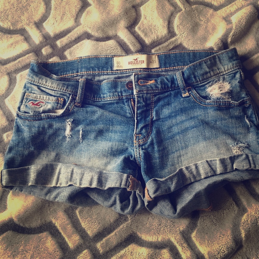 Hollister denim shorts