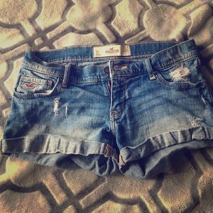 Hollister denim shorts