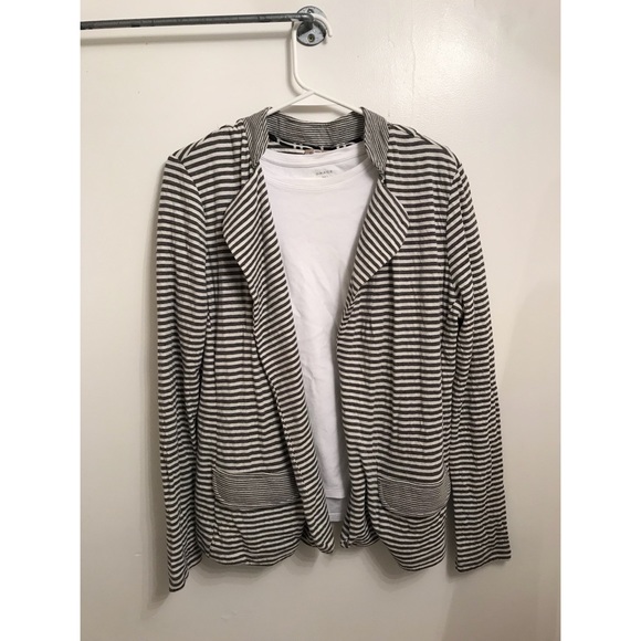 Dolan gray and white stripped blazer - Picture 2 of 3