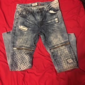 Biker jeans