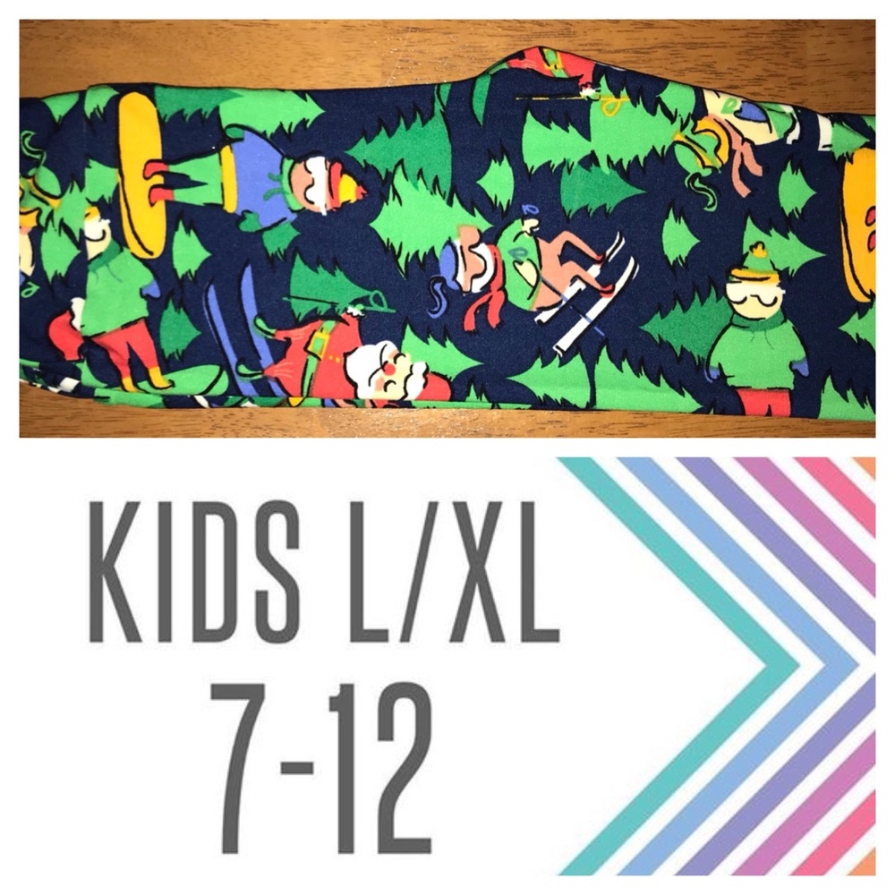 LuLaRoe L/XL Kids Legging (Holiday)