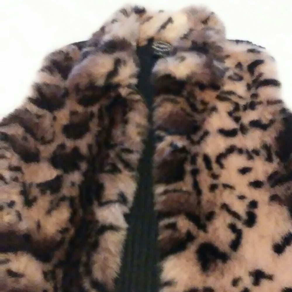Cheetah Fur Vest Med