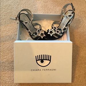Chairs Ferragni stappy star heeled sandal