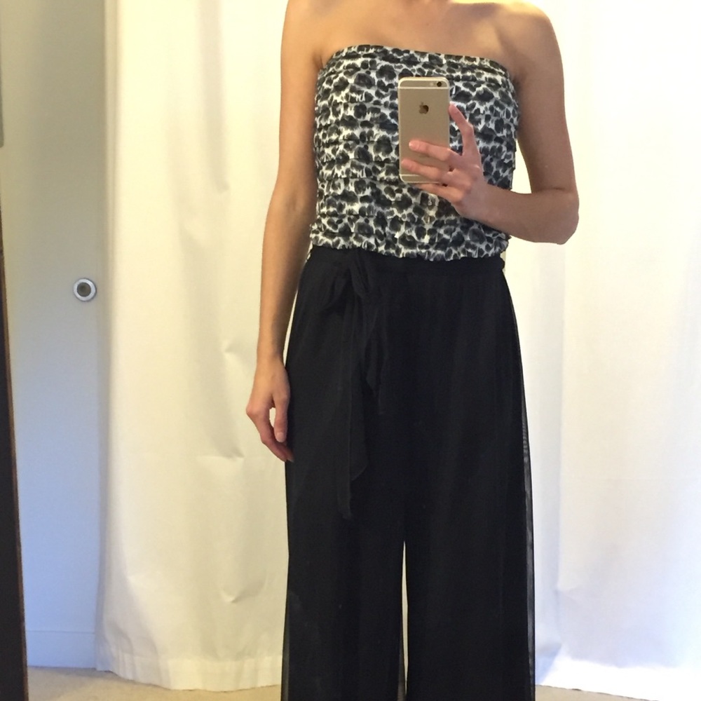 Long formal pant romper