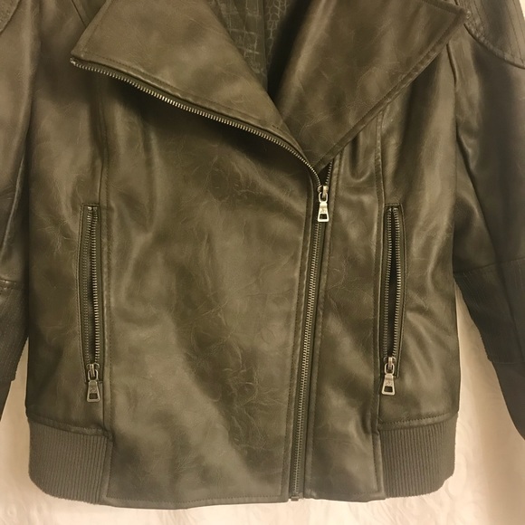 Sam Edelman Faux Leather Jacket size L - Picture 6 of 8
