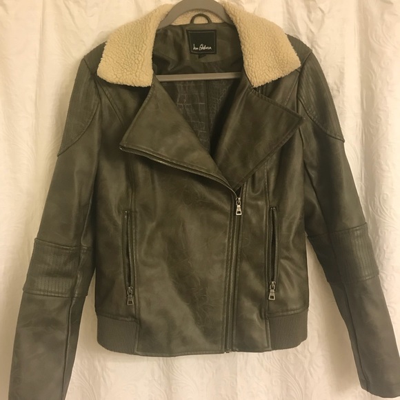 Sam Edelman Faux Leather Jacket size L - Picture 7 of 8