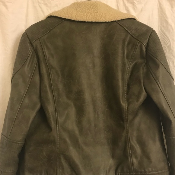 Sam Edelman Faux Leather Jacket size L - Picture 8 of 8