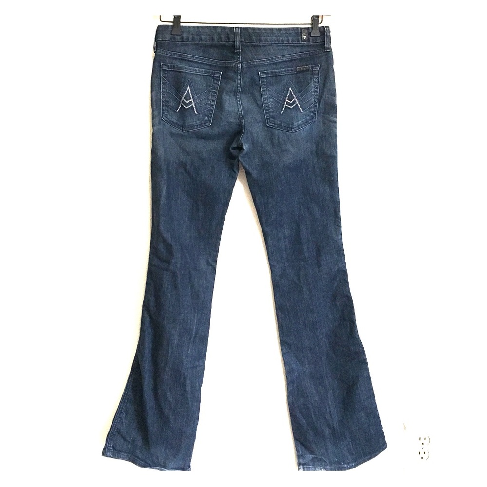 7FORALLMANKIND • "A" Pocket Rhinestone