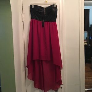 Black and red dress