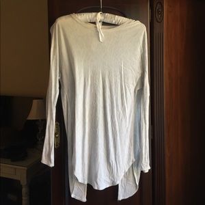 Wilfred long sleeve open back top