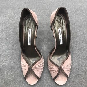 Manolo Blahnik Peeptoe Pumps