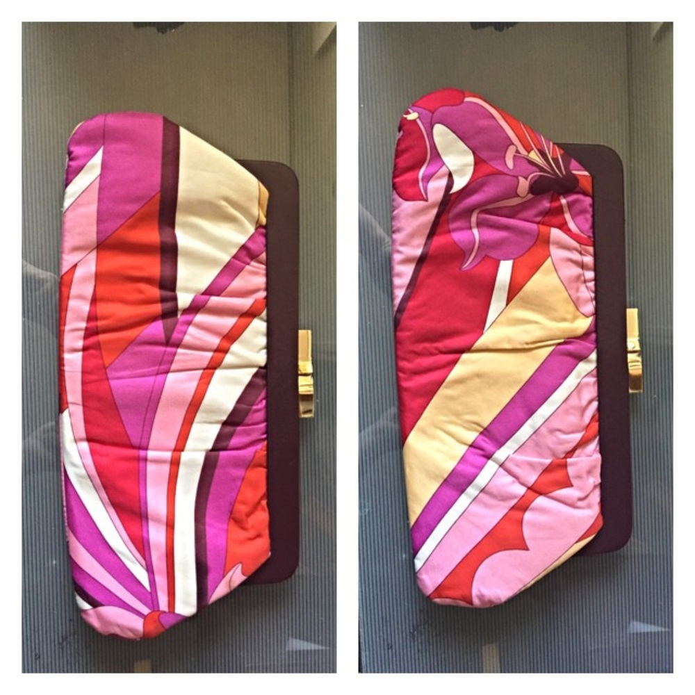 Banana Republic silk clutch