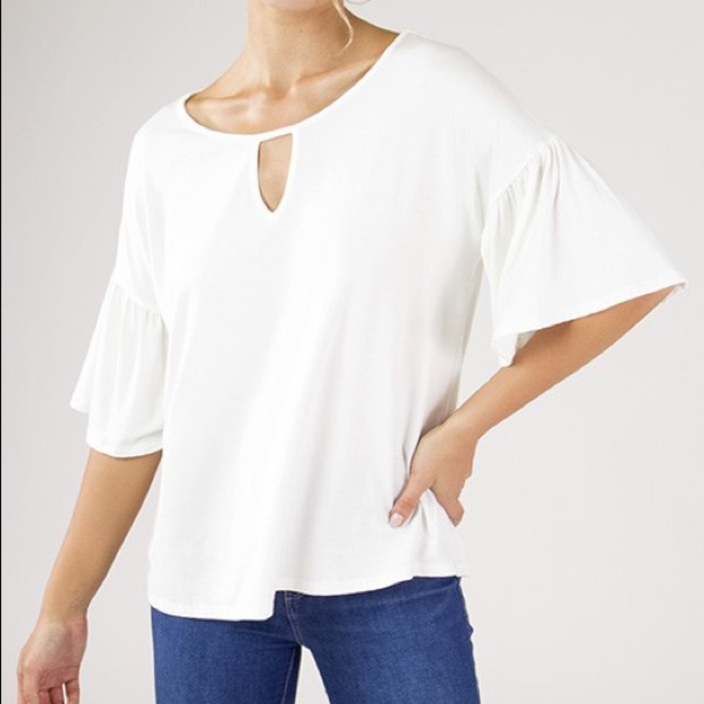 White blossom top