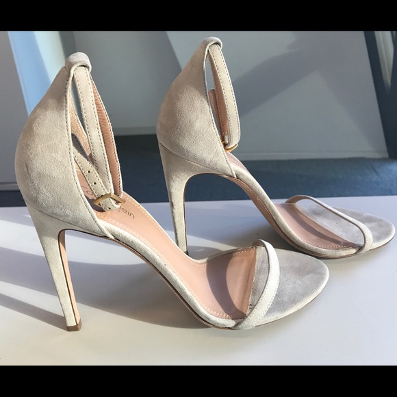 Calvin Klein Collection Kid Suede Ankle Strap - Picture 2 of 4