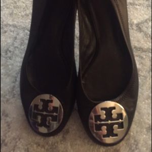 Black Tory Burch Reva Flats
