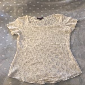Betsey Johnson Collection lace tee