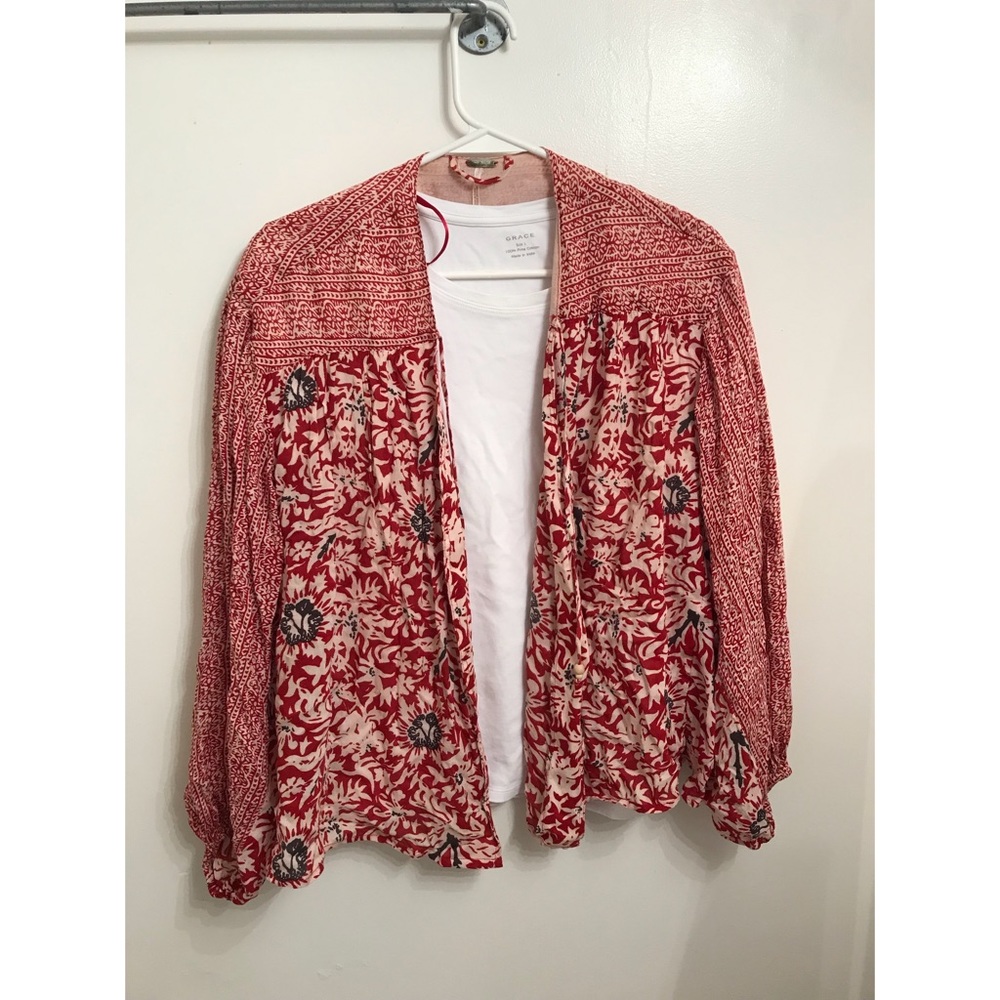 Free People patterned Kimono