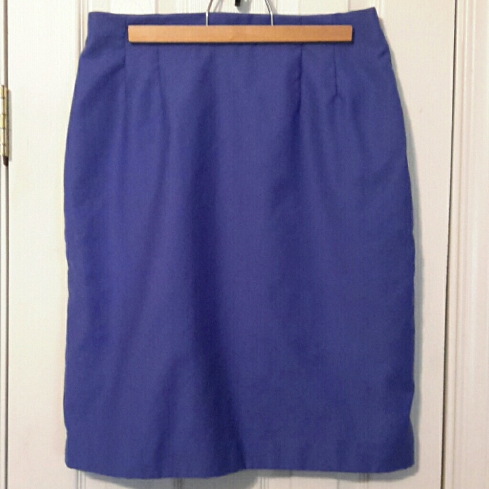 Beautiful Blue Pencil Skirt