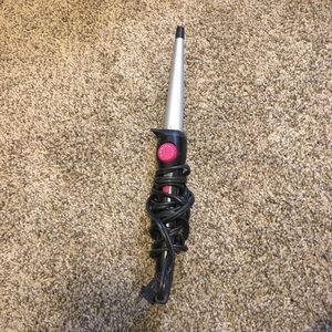 Wand curling iron