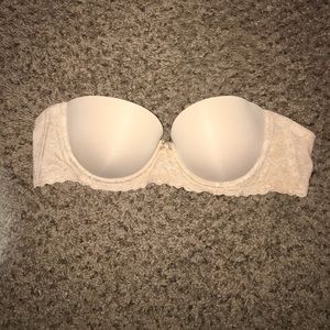 Strapless bra