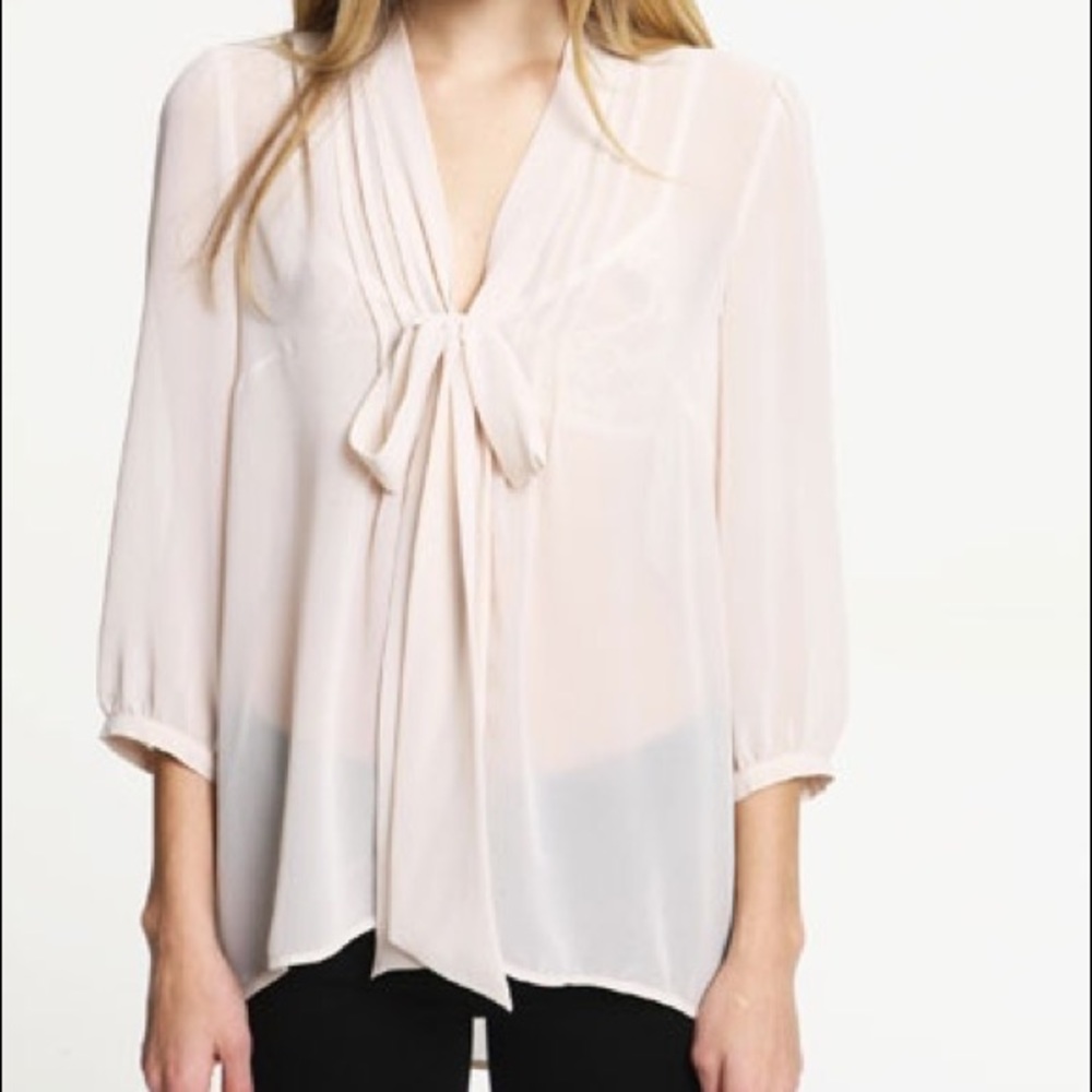 UO Tie Neck Blouse