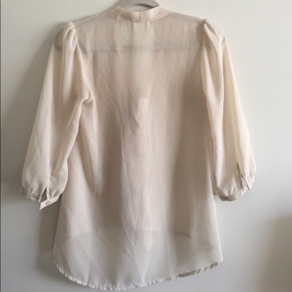 UO Tie Neck Blouse - Picture 3 of 3