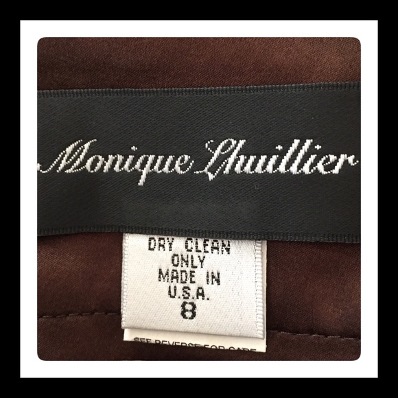 MONIQUE LHUILLIER lace overlay skirt ❤️ - Picture 3 of 5