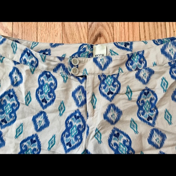 Ecru patterned pants - Picture 2 of 3