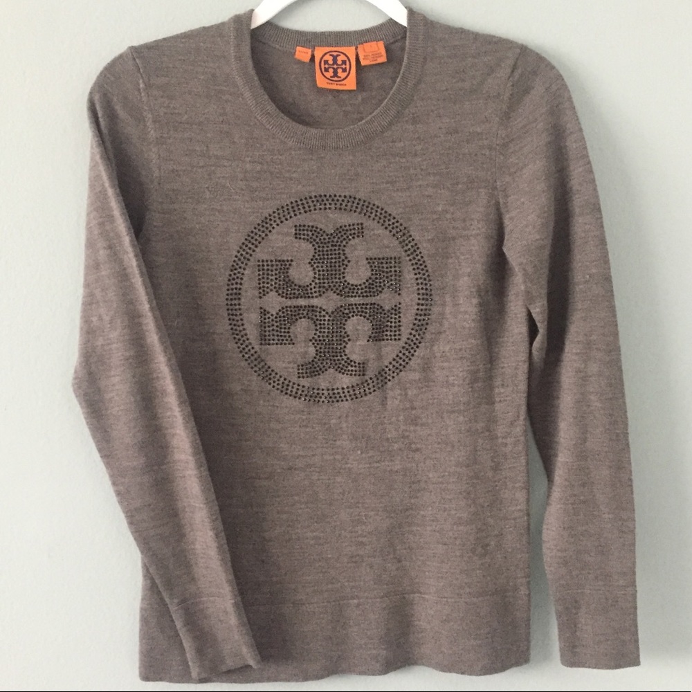 Tory Burch gray sweater