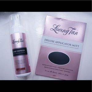 Loving Tan 2 hr express in Dark. with tanning mitt
