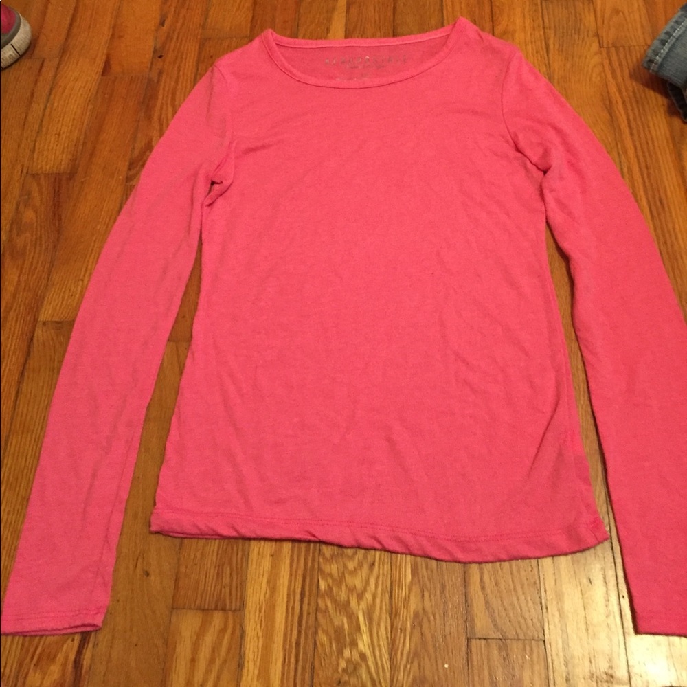 Pink Aeropostale long-sleeve top.