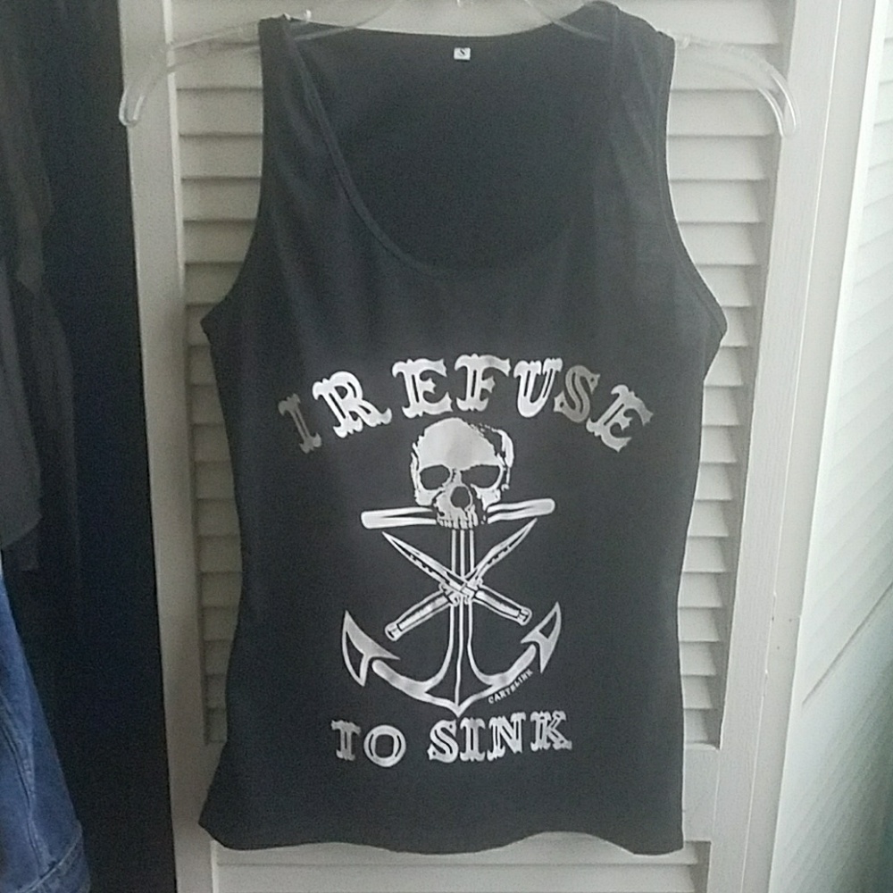 "Refuse to sink" tank top