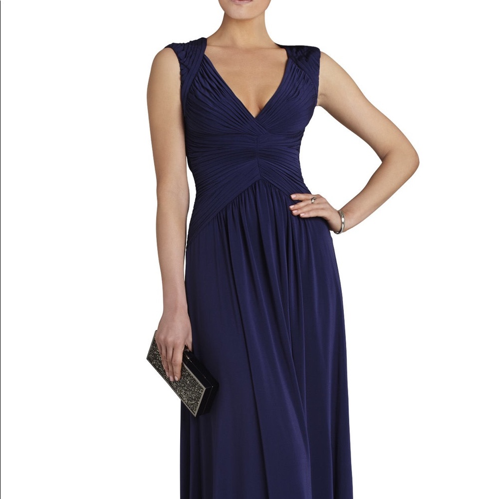 BCBGMAXAZRIA Navy Sophia Formal Dress
