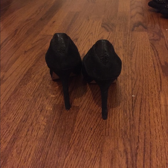 Sam Edelman black suede high heels - Picture 3 of 4