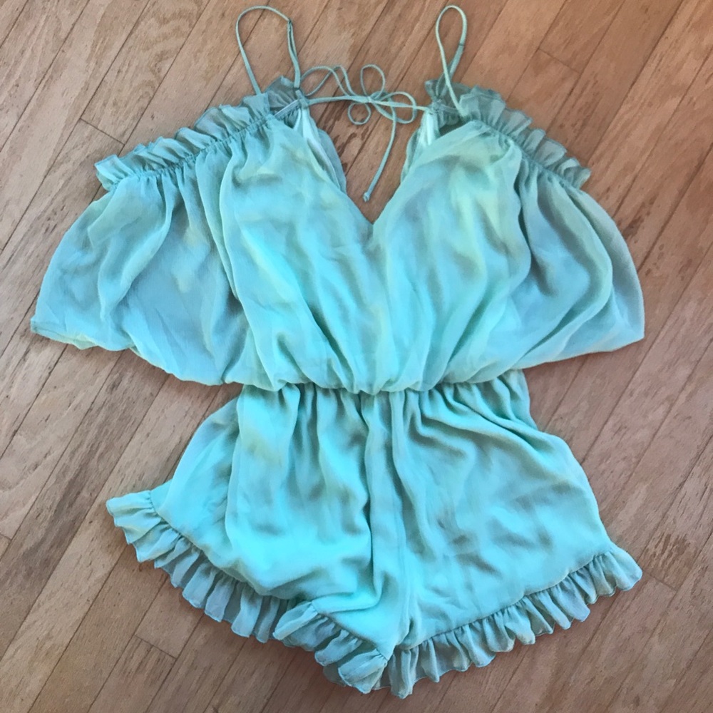 Mint Green Romper