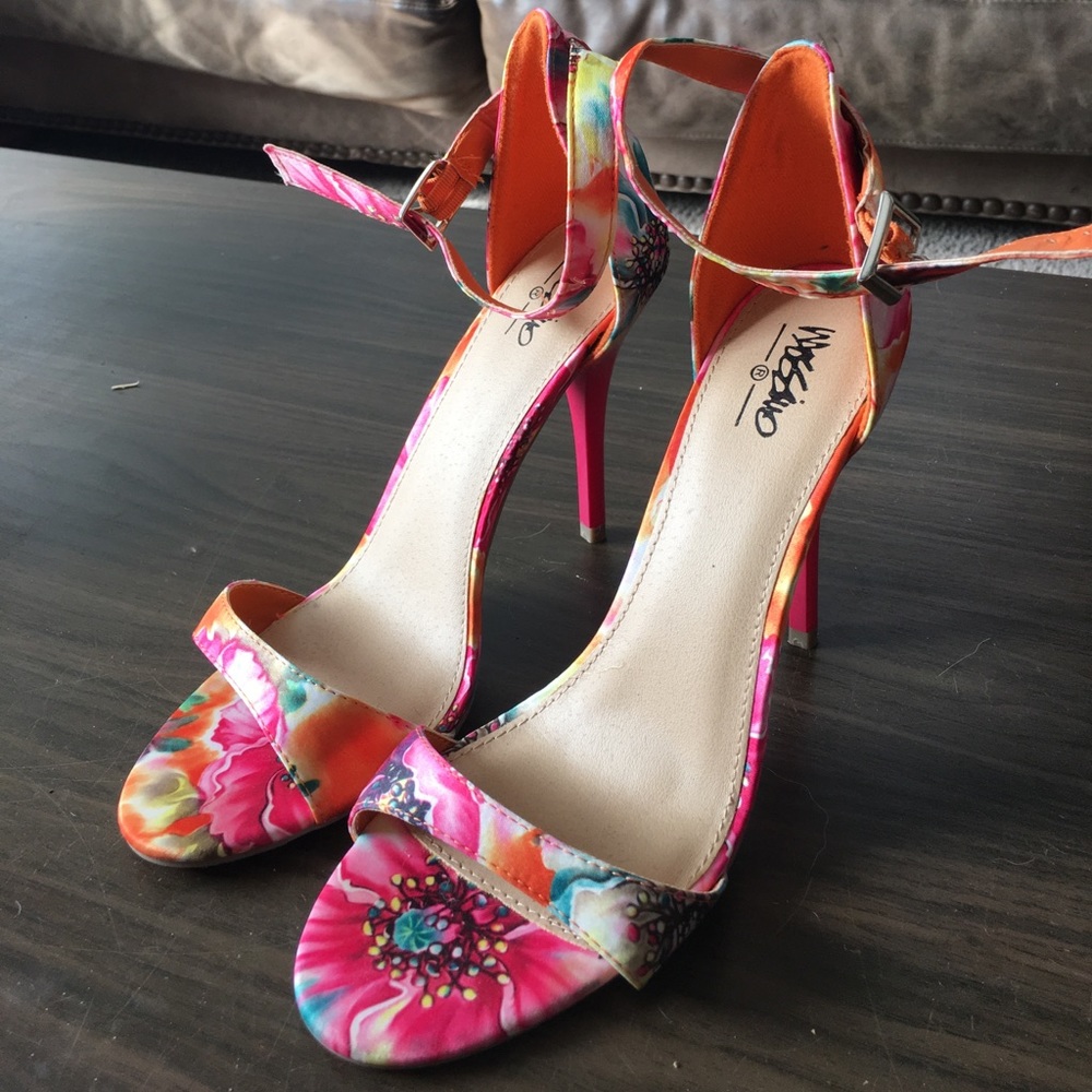 Floral heels