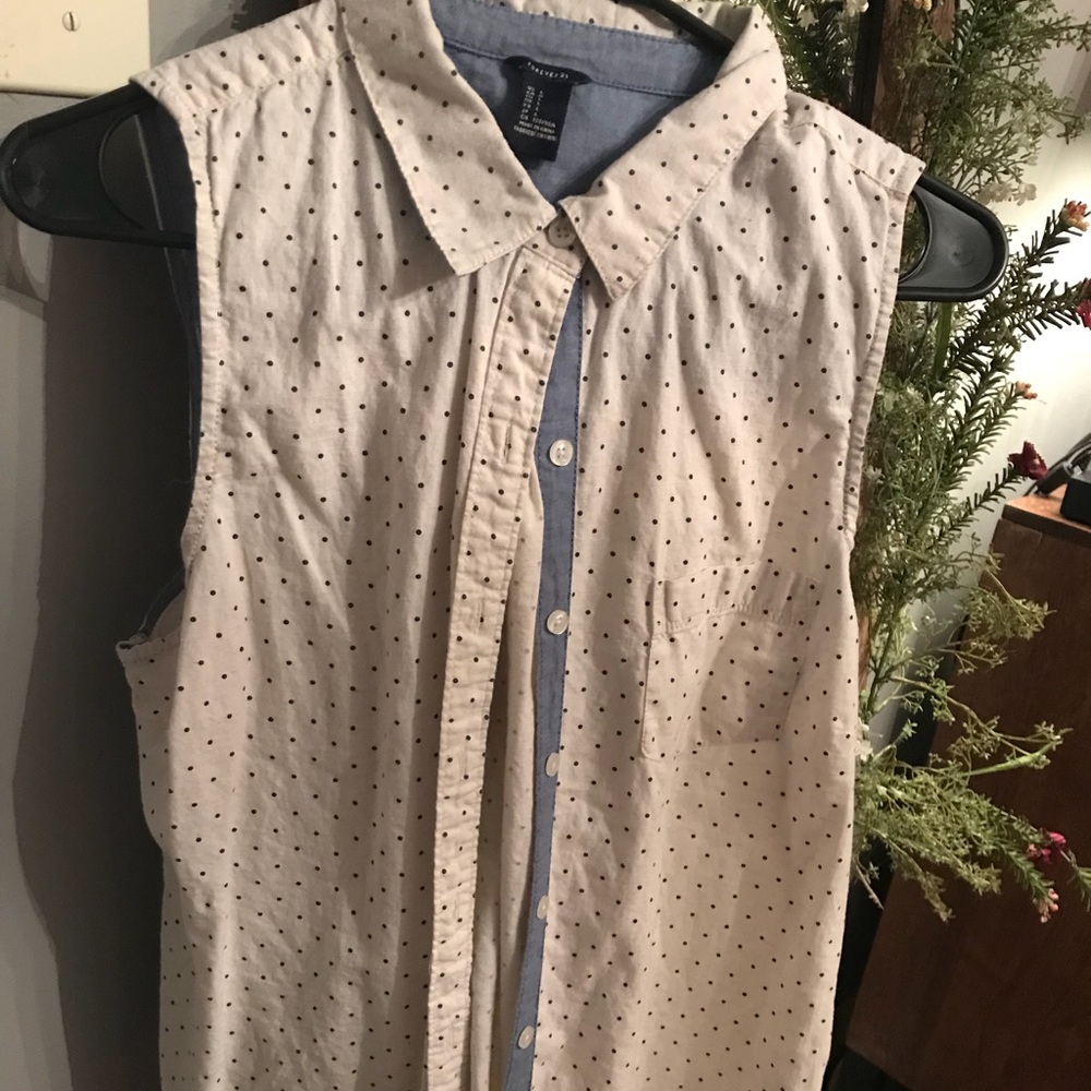 Button Up Muscle Tee