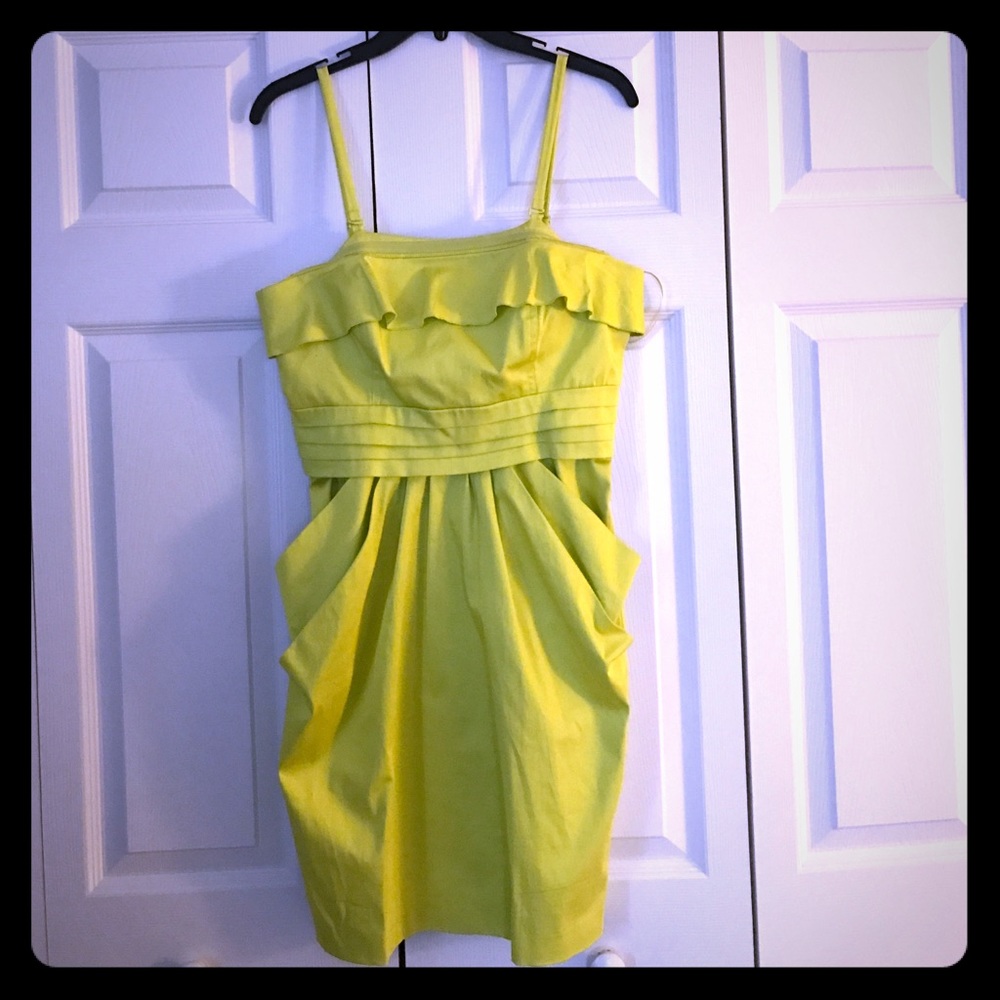 Jessica Simpson Light lime green party dress!