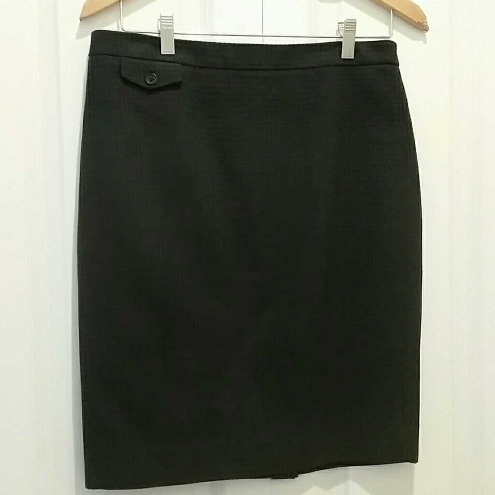 J CREW Navy No. 2 waffle Pencil Skirt BNWT