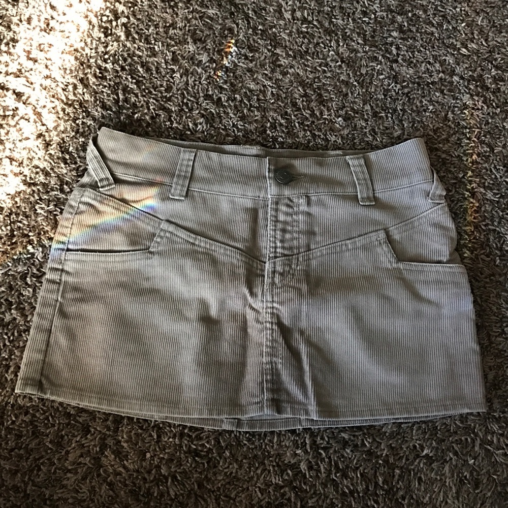 Khaki Mini Skirt